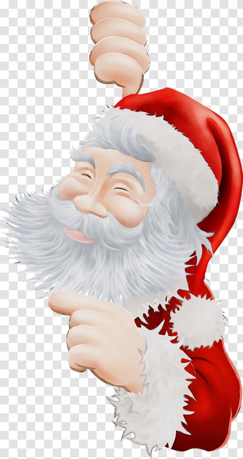 Santa Claus - Finger - Thumb Gesture Transparent PNG