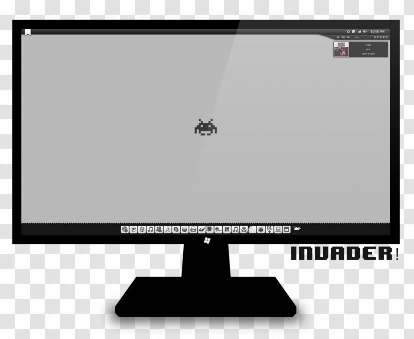 Computer Monitors LED-backlit LCD Theme Multimedia Television - Liquidcrystal Display - Rainmeter Transparent PNG