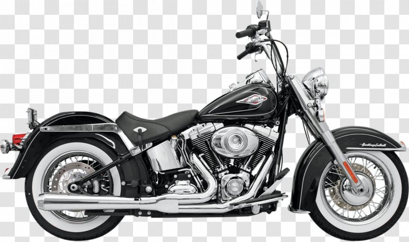 Exhaust System Softail Harley-Davidson Motorcycle Car - Harleydavidson Super Glide - Flstf Fat Boy Transparent PNG