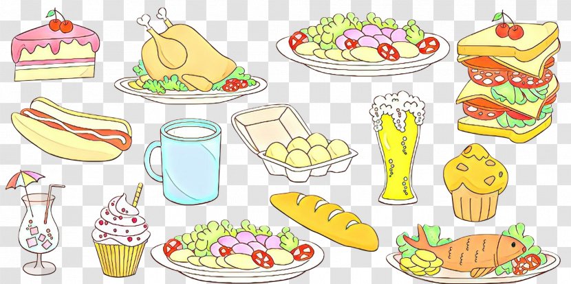 Clip Art Food Group Junk Illustration - Mitsui Cuisine M - Baking Cup Transparent PNG