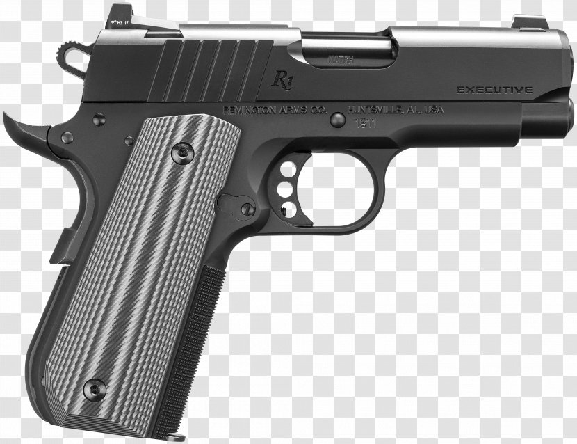 Remington 1911 R1 9×19mm Parabellum .45 ACP Arms Semi-automatic Pistol - R51 - Ammunition Transparent PNG