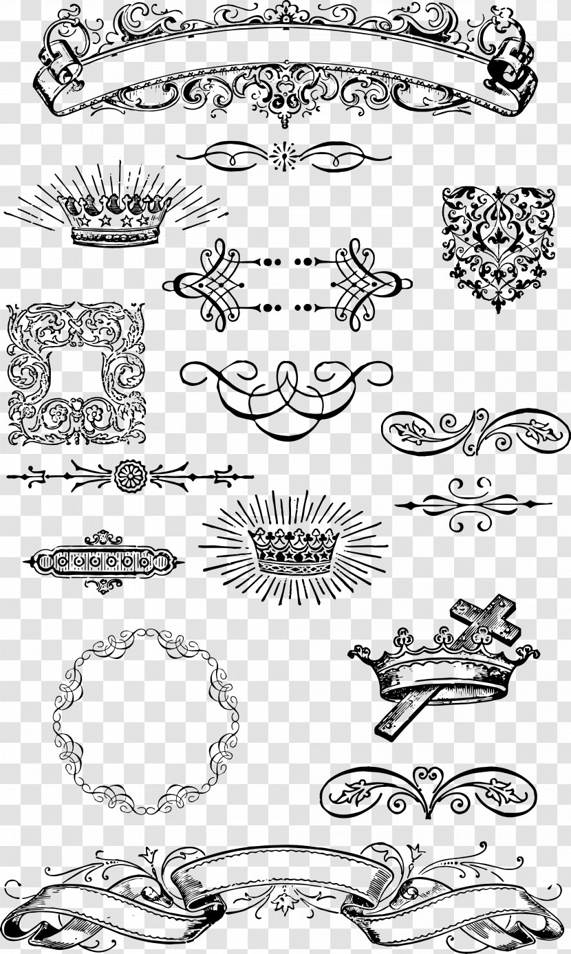 T-shirt Ornament Clip Art - Scroll - Wedding Transparent PNG