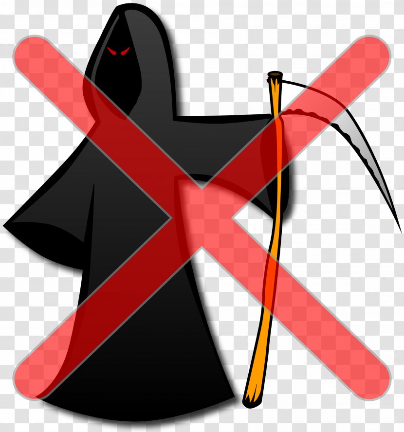 Prohibition Of Death Cause Capital Punishment - Red - Grim Reaper Transparent PNG