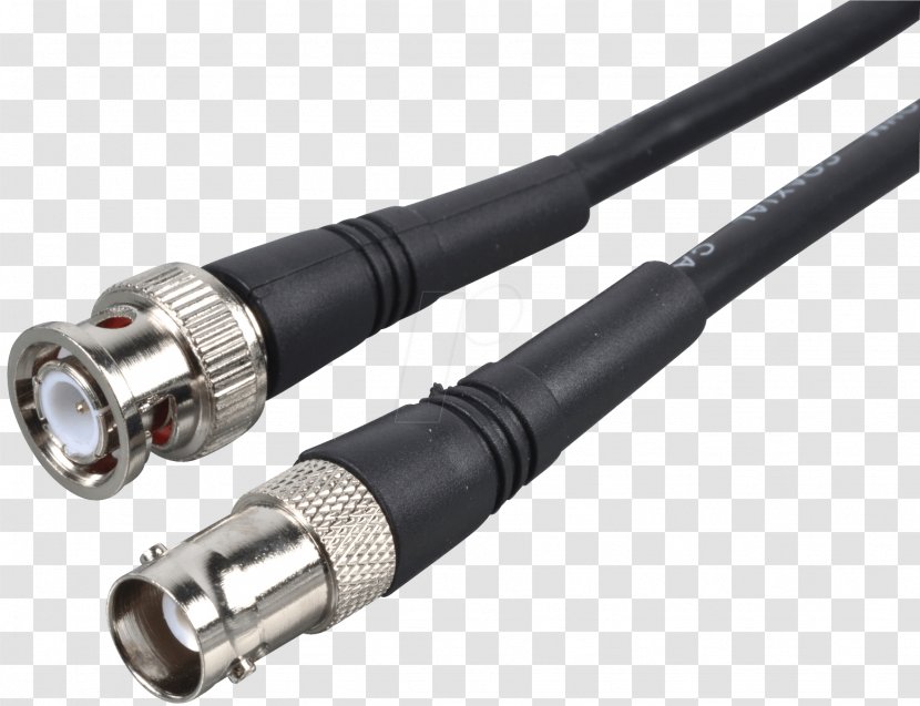 Coaxial Cable BNC Connector Electrical Network Cables - Adapter - Speaker Wire Transparent PNG