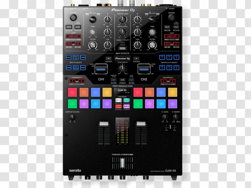 Pioneer DJM-S9 Disc Jockey DJ Mixer Audio Mixers - Cartoon - Heart Transparent PNG