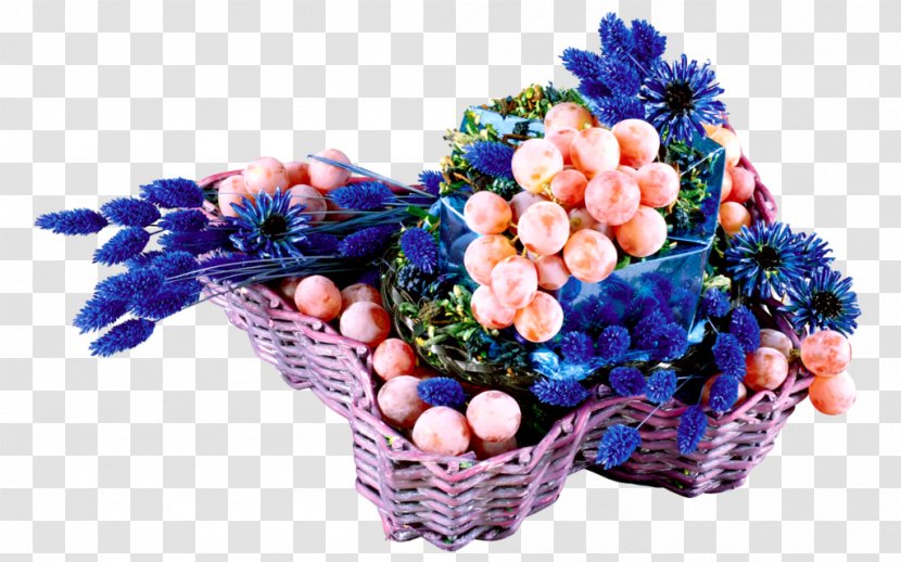 Fruit Salad Auglis - Plant - 3d Creative Hand-painted Silhouettes,Beautiful Bouquet Of Purple Transparent PNG