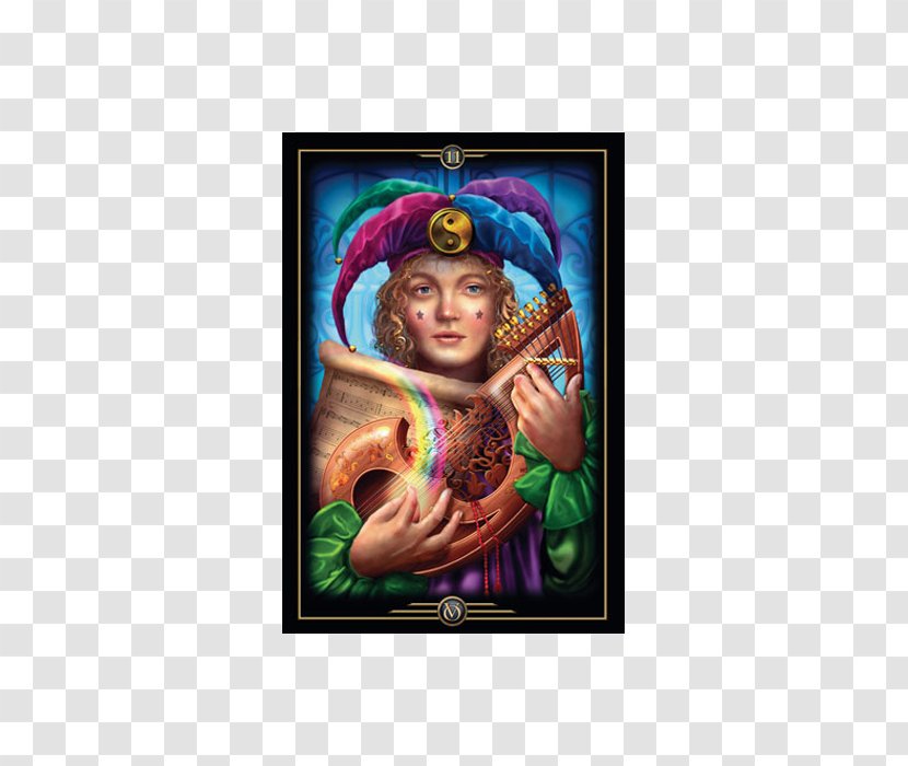 Oracle Of Visions The Gilded Tarot Playing Card Jester - Us Games Systems - Art Transparent PNG