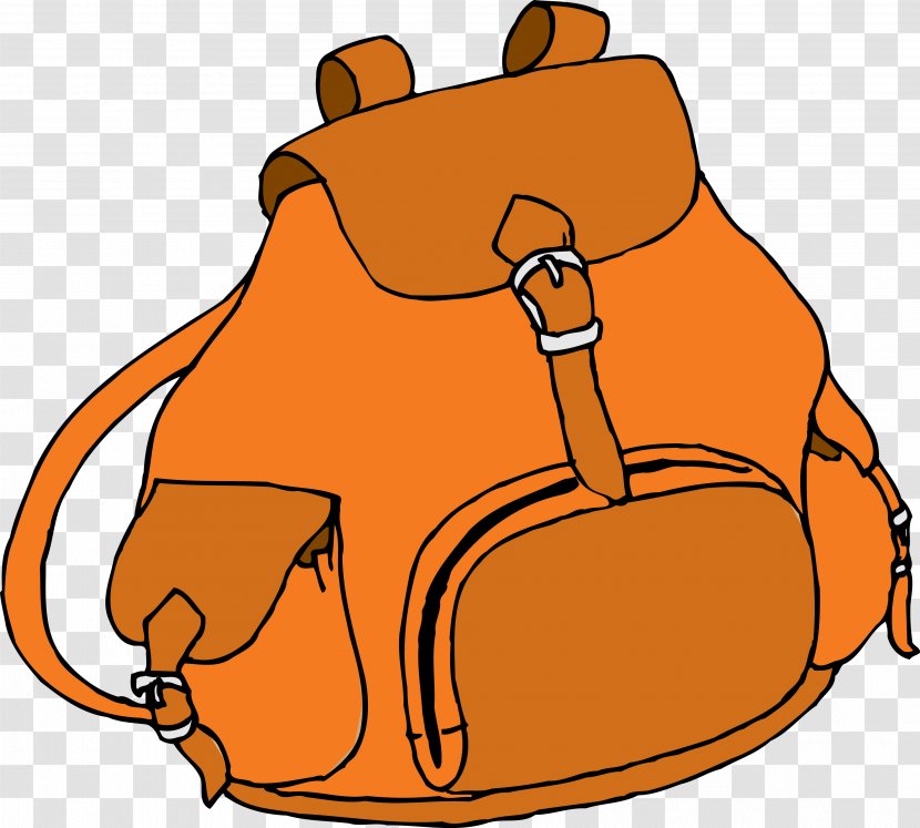 Backpack Bag Satchel Clip Art - Hand - Schoolbag Transparent PNG