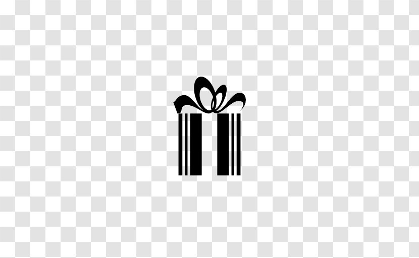 Gift Box Download - Black And White - Birthday Transparent PNG