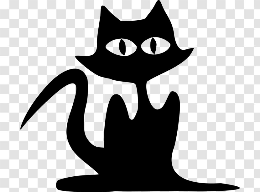 Cat Silhouette Clip Art - Whiskers Transparent PNG