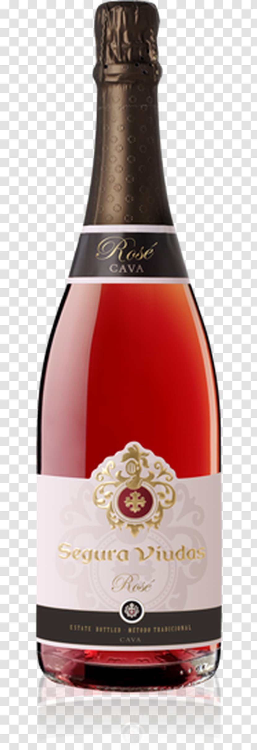 Cava DO Sparkling Wine Segura Viudas Rosé - J P Chenet - Rose Transparent PNG