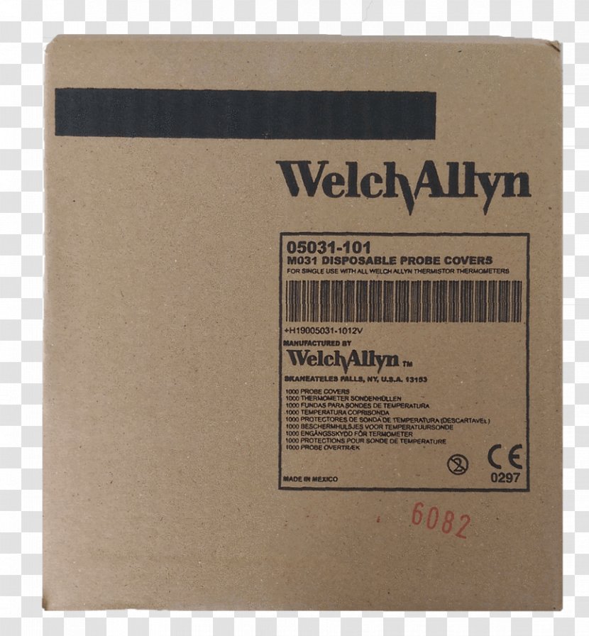 Paper Welch Allyn SKU # 05031-750 M031 PROBE COVER CLEAR 7.5K SureTemp Thermometer Probe Covers Text Messaging - Prob Transparent PNG
