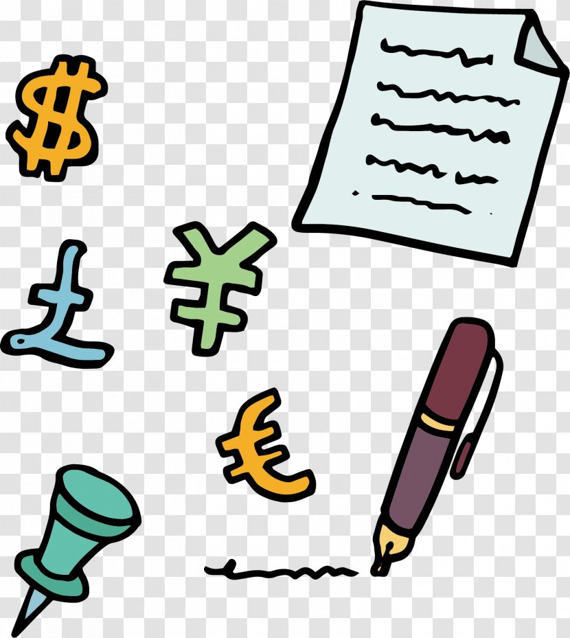 Contract Vecteur Computer File - Sign The Pen Of Transparent PNG