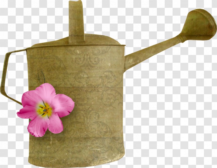 Kettle Flower Jug Clip Art - Watering Can - Flowers Transparent PNG