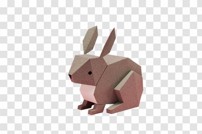 Domestic Rabbit Paper European Handicraft Hare - Crafts Transparent PNG