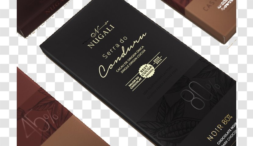 Chocolate Bar Packaging And Labeling Nugali Dark - Cocoa Bean - Design Transparent PNG