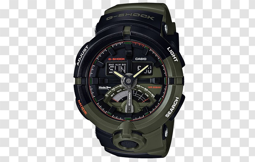 Chari & Co Watch G-Shock GA100 Casio G-SHOCK GA-100-1A4ER Zegarek - Heart Transparent PNG