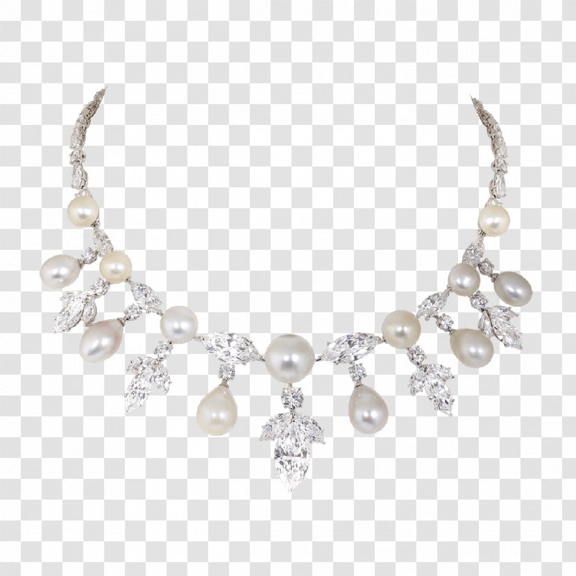 Pearl Necklace Jewellery Gemstone Carat - Cultured Transparent PNG