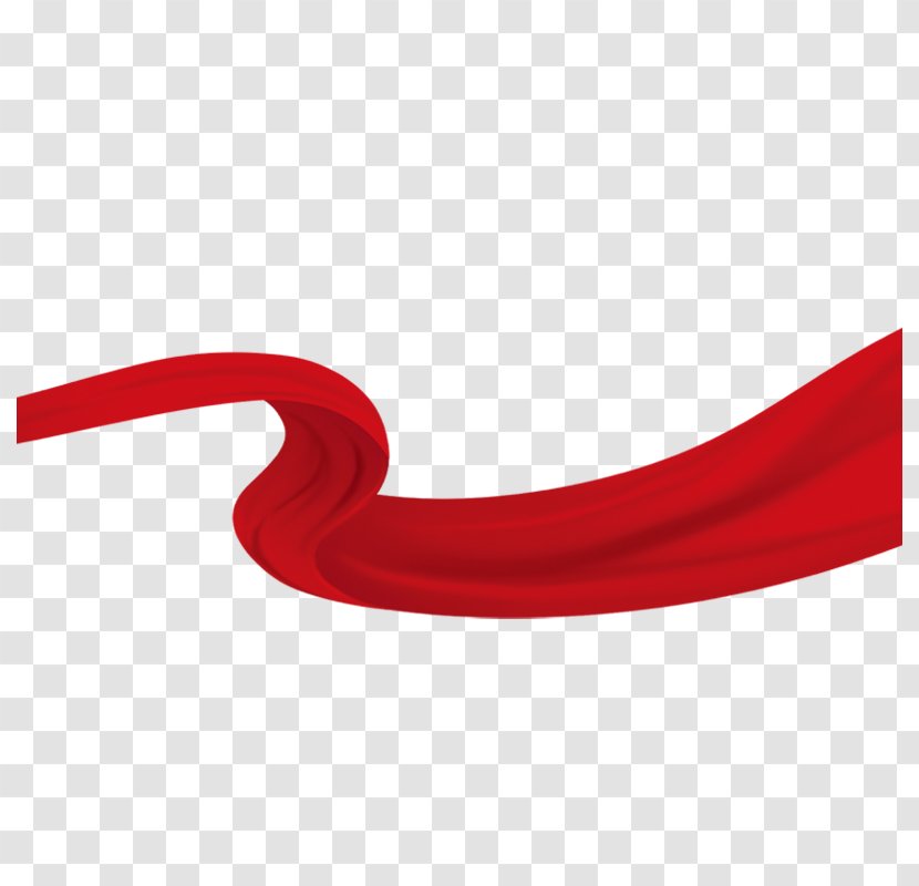 Angle Font - Red - Ribbon Transparent PNG
