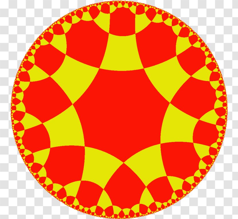 Hyperbolic Geometry Symmetry Space Tessellation Circle - Ball Transparent PNG
