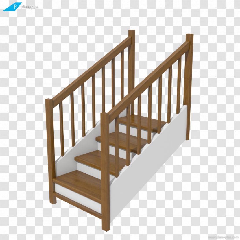 Bed Frame Stairs Handrail - Wood Transparent PNG