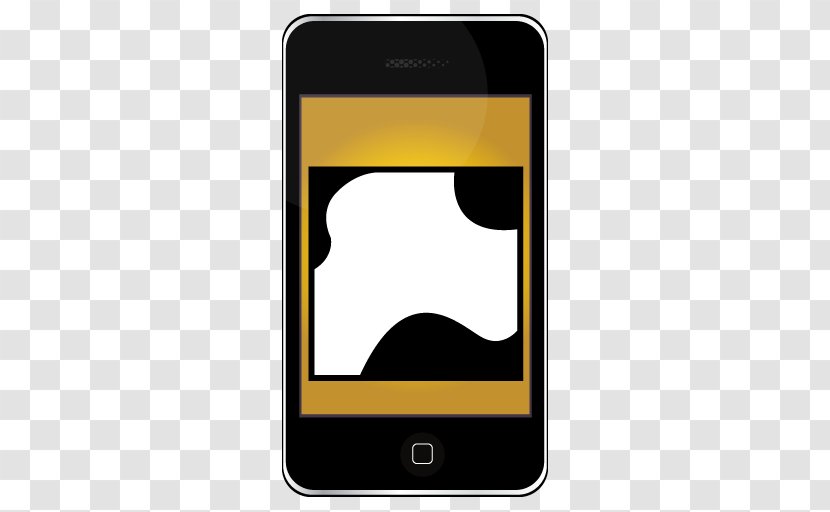 Feature Phone Smartphone IPhone - Yellow - Iphone Icon Transparent PNG