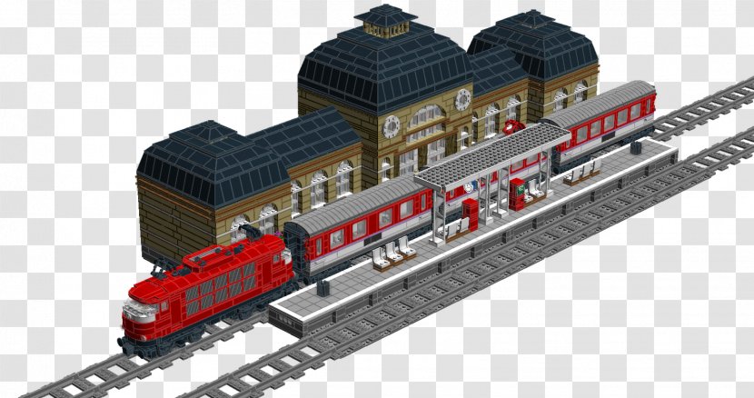 Train Station Rail Transport Locomotive - Lego Ideas - Old Transparent PNG