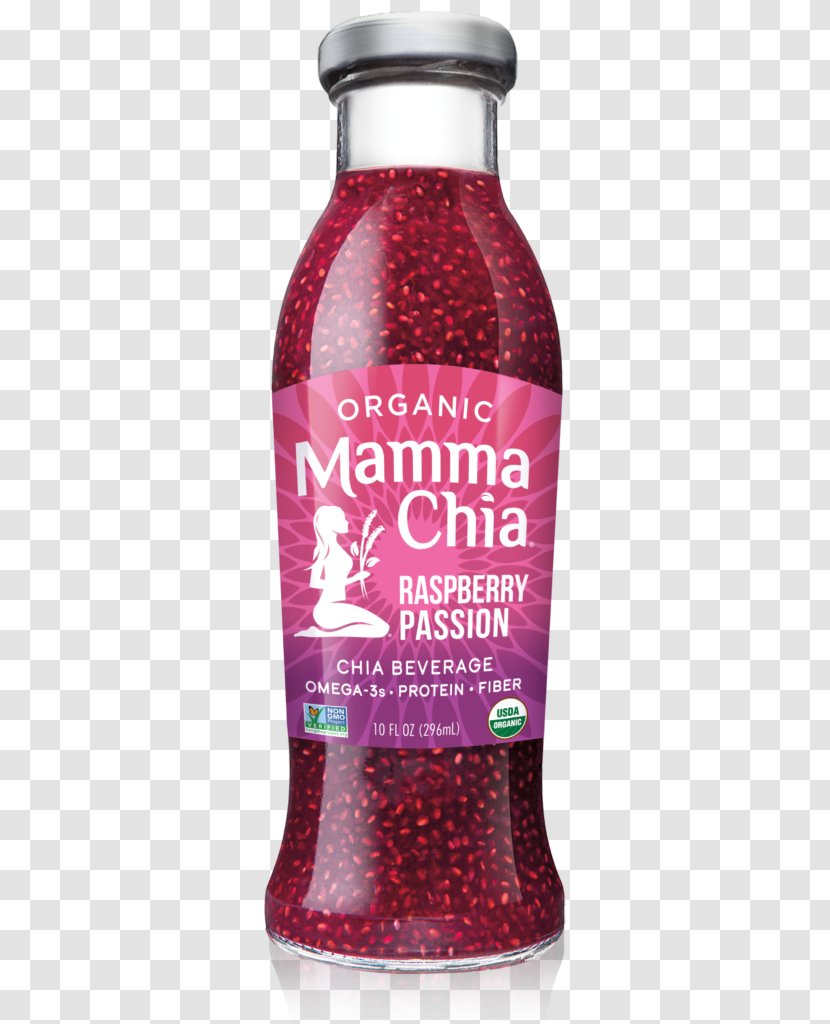 Lemonade Pomegranate Juice Organic Food Chia Seed - Nutrition Facts Label - Raspberry Transparent PNG