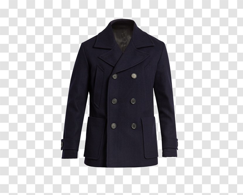 Double-breasted Jacket Single-breasted Pea Coat Transparent PNG