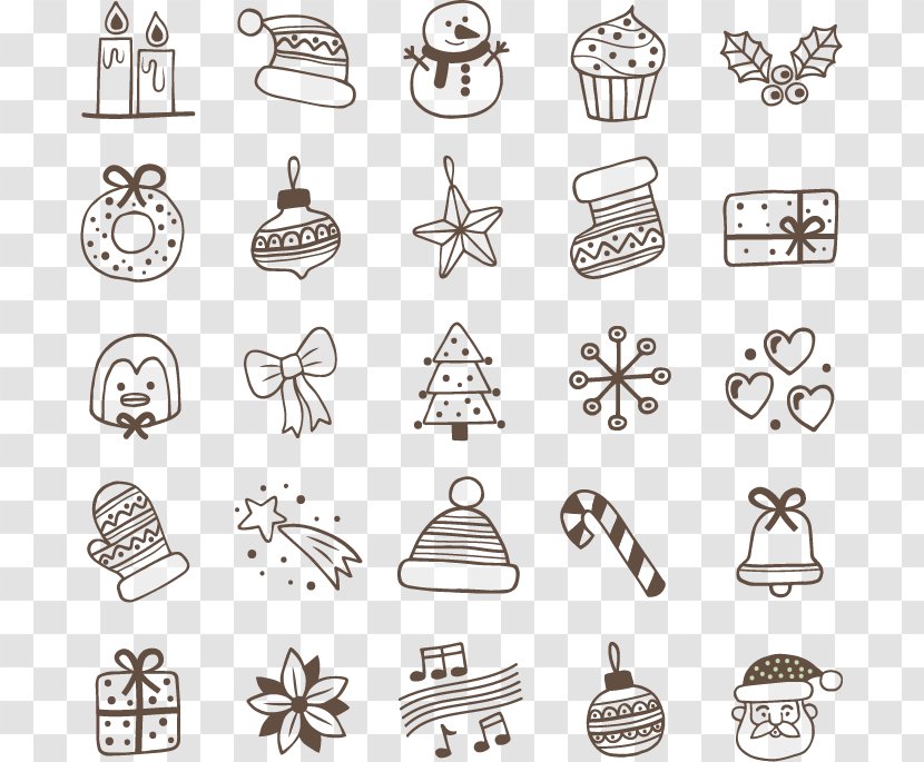 Christmas Eve - Lamp - Hand Drawn Elements Transparent PNG