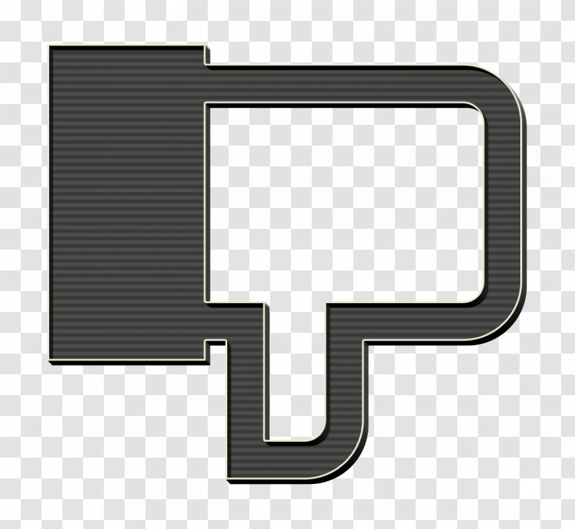Metal Background - Thumbs Icon - Rectangle Transparent PNG