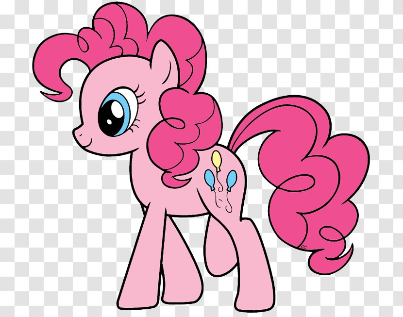 Pinkie Pie Applejack Spike Twilight Sparkle Rainbow Dash - Heart - Little Pony Cliparts Transparent PNG