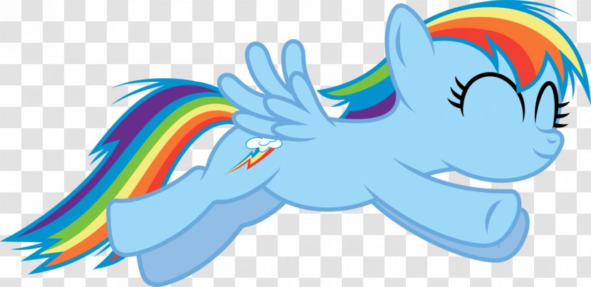 Rainbow Dash Horse Pony Filly Foal - Tree - Jumping Up Transparent PNG