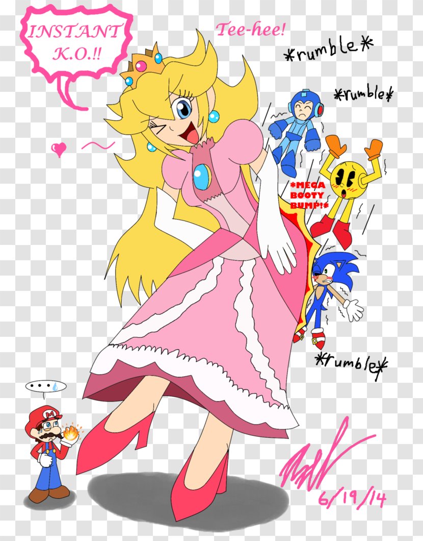 Super Princess Peach Daisy Clip Art Mario Run - Watercolor - Nintendo Transparent PNG