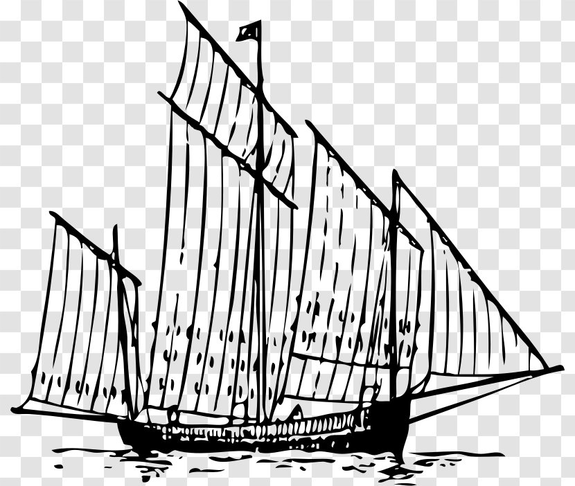 Sailing Ship Sailboat Clip Art - Artwork Transparent PNG