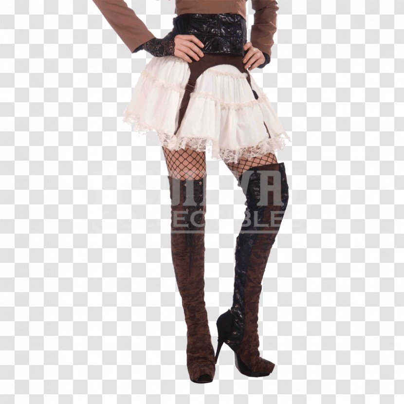 Steampunk Thigh-high Boots Knee-high Boot Clothing - Silhouette - Go Transparent PNG