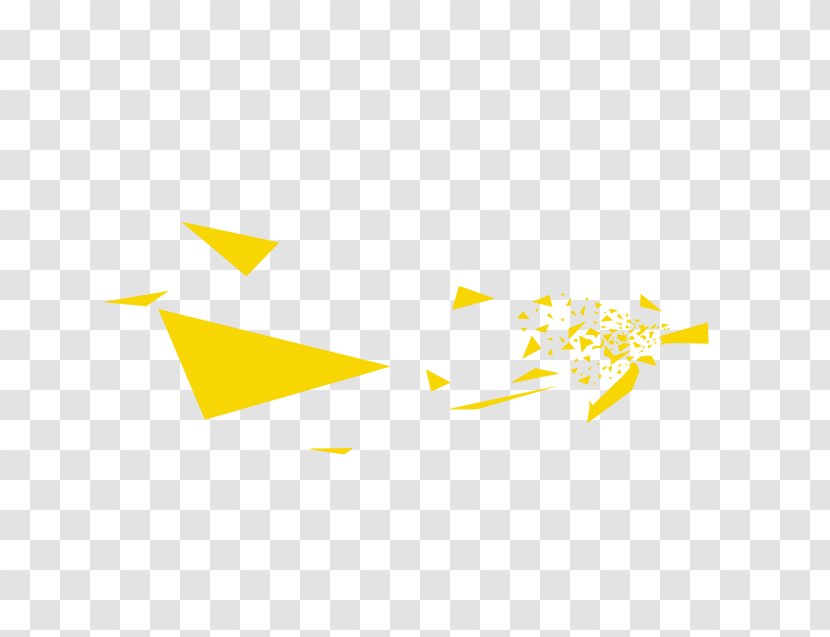 Yellow Area Angle Pattern - Small Aircraft Material Transparent PNG