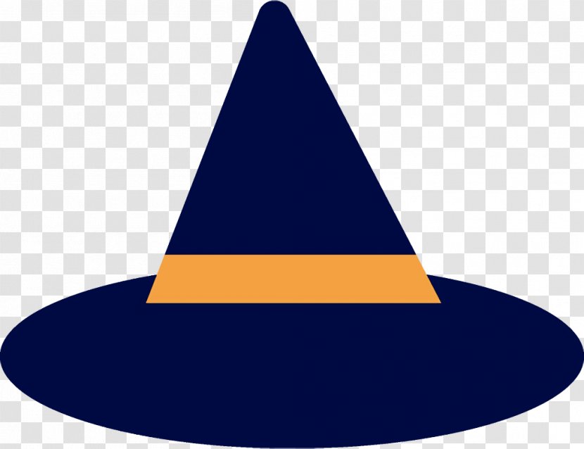 Witch Hat Halloween - Electric Blue - Costume Transparent PNG