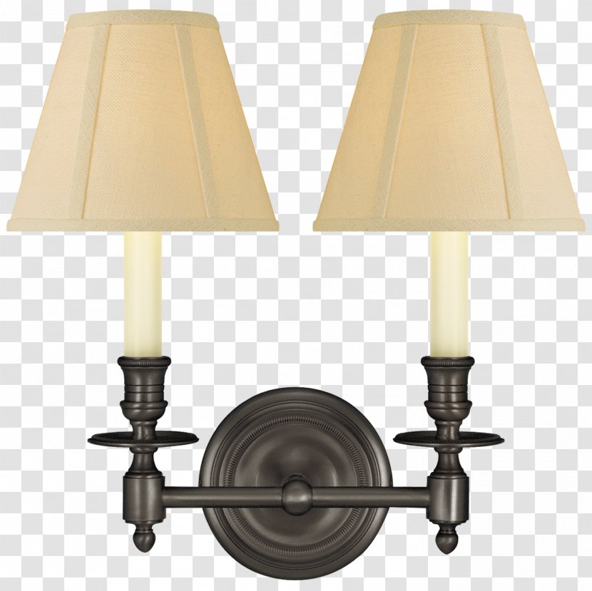 Light Fixture Visual Comfort Bryant Sconce TOB Lighting - Brass Transparent PNG