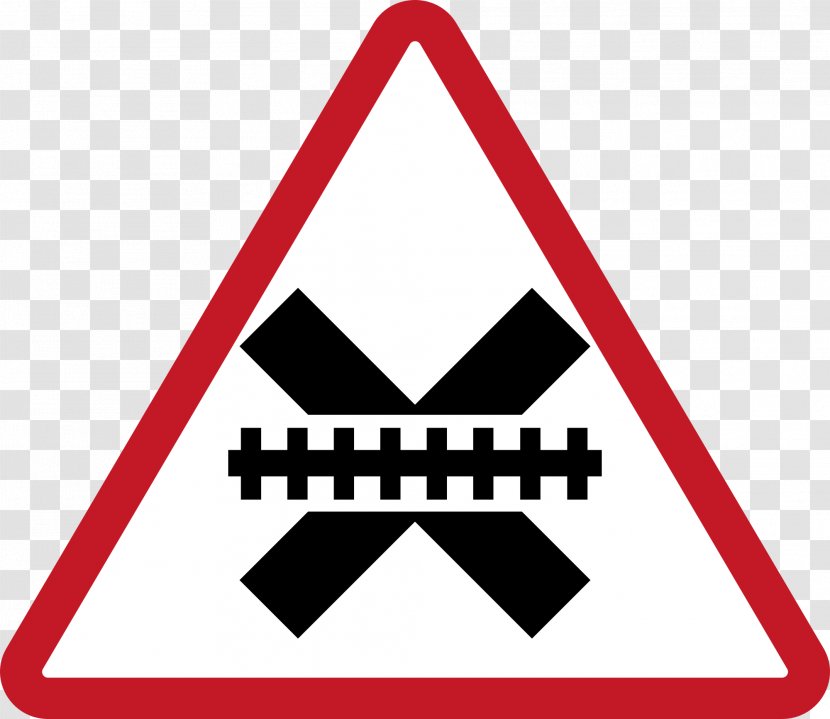 Rail Transport Level Crossing Crossbuck Drawing Royalty-free - Signs Transparent PNG