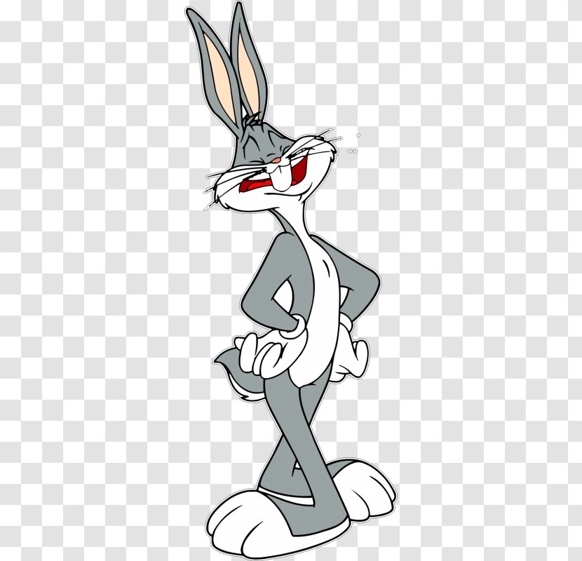 Bugs Bunny Yosemite Sam Cartoon Clip Art - Line - Neck Transparent PNG