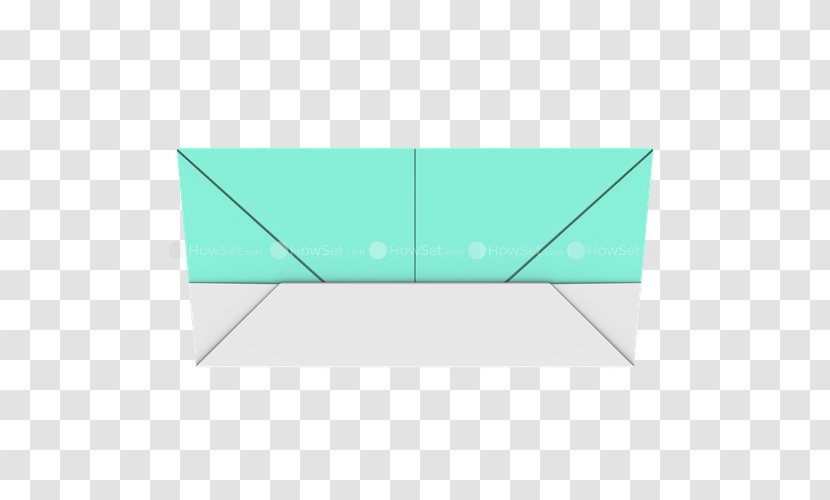 Line Angle Turquoise - Aqua - Origami Letters Transparent PNG