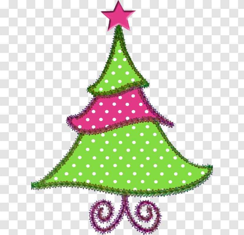 Christmas Tree Clip Art Day - Pink Transparent PNG