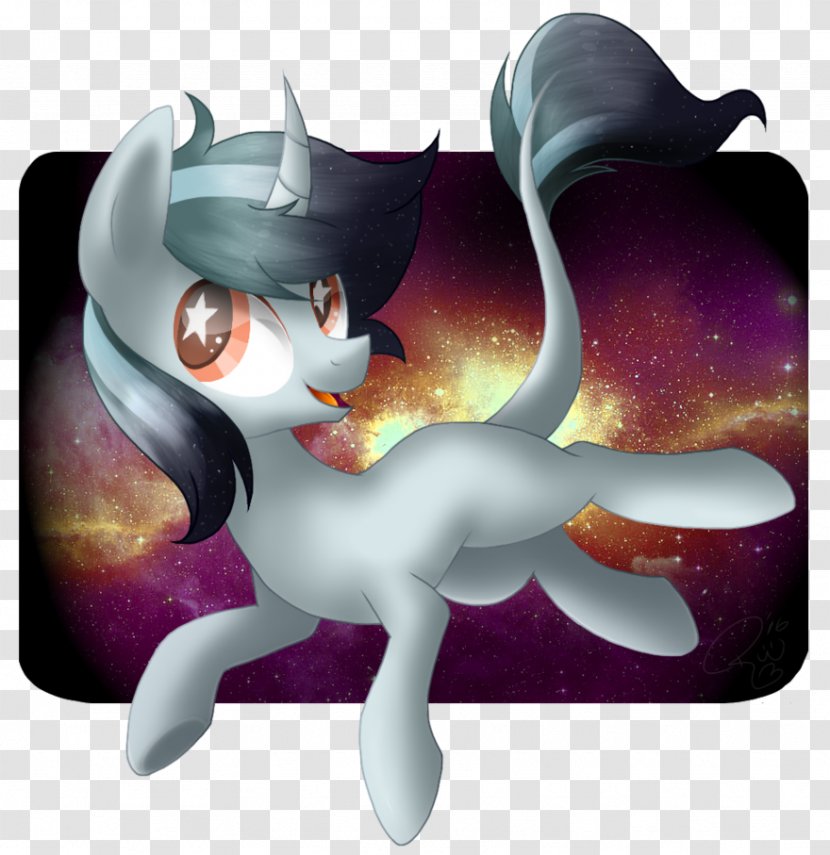 Cat Horse Desktop Wallpaper Mammal Tail - Drawing - Galaxy Sky Transparent PNG