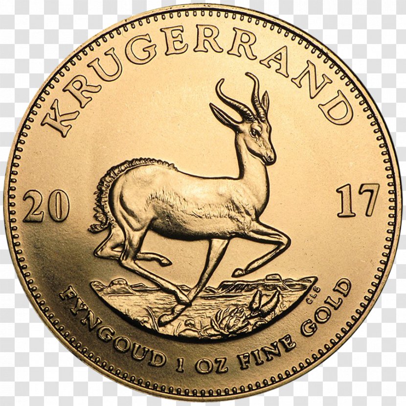 Krugerrand Gold As An Investment Coin Bullion Transparent PNG