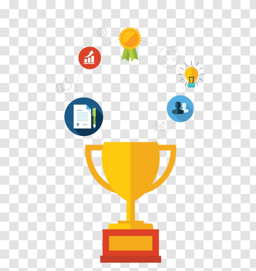 Digital Marketing Reputation Management Business - Trophy - Creative Light Transparent PNG