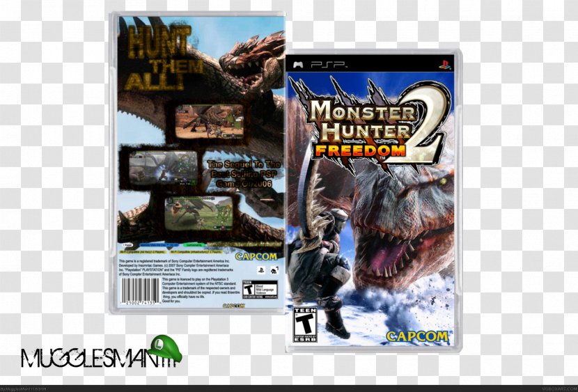 Monster Hunter Freedom 2 PlayStation Portable NBA Live 07 Video Game - Brand - Technology Transparent PNG