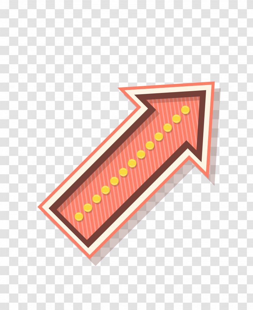 Arrow - Rectangle - Creative Neon Up Picture Transparent PNG
