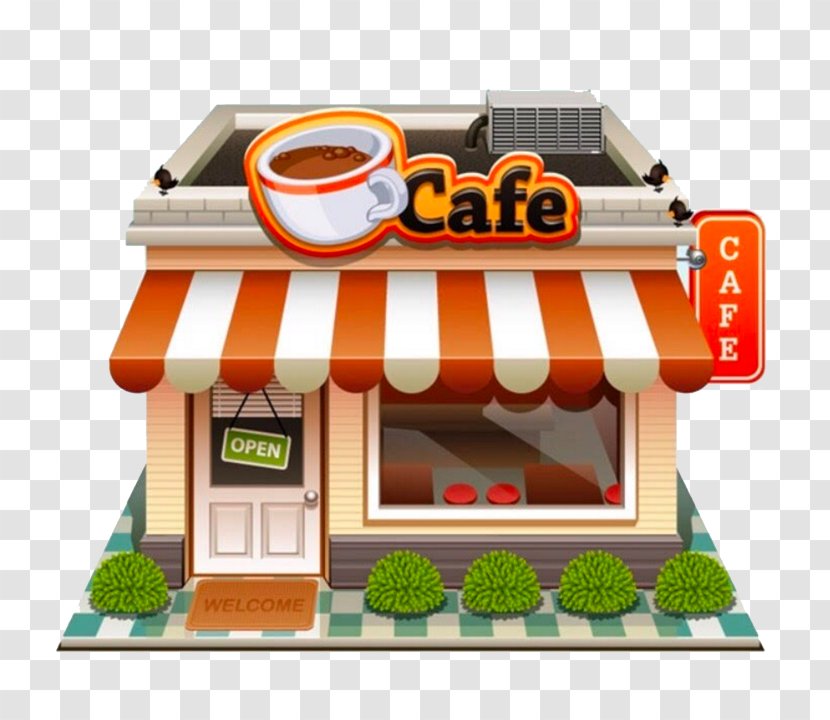 Cafe Coffee Bakery Espresso - Real Estate Transparent PNG