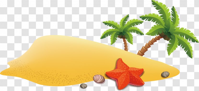 Free Content Summer Clip Art - Fruit - Beach Island Transparent PNG